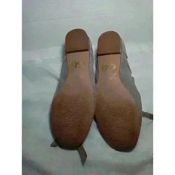 Gianni Bini Shoes Womens Size 6.5M Ballet Tie Wrap Flats Gray Closed Toe - Picture 5 of 6